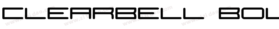 Clearbell Bold字体转换